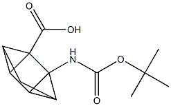 5-[(TERT-BUTOXYCARBONYL)AMINO]TETRACYCLO[3.2.0.0(2,7).0(4,6)]HEPTANE-1-CARBOXYLIC ACID Structure