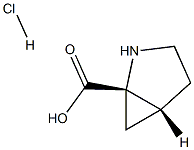 (1S,5R)-2-azabicyclo[3.1.0]hexane-1-carboxylic acid hydrochloride Structure