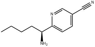 6-((1S)-1-AMINOPENTYL)PYRIDINE-3-CARBONITRILE Struktur