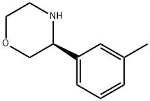 (3S)-3-(3-METHYLPHENYL)MORPHOLINE 结构式