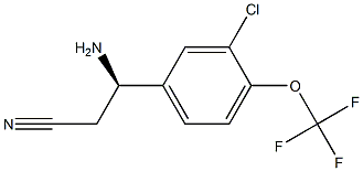 (3R)-3-AMINO-3-[3-CHLORO-4-(TRIFLUOROMETHOXY)PHENYL]PROPANENITRILE|