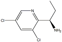 (1R)-1-(3,5-DICHLORO(2-PYRIDYL))PROPYLAMINE 结构式