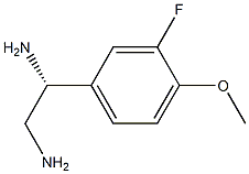 (1R)-1-(3-FLUORO-4-METHOXYPHENYL)ETHANE-1,2-DIAMINE Struktur