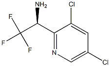 (1S)-1-(3,5-DICHLORO(2-PYRIDYL))-2,2,2-TRIFLUOROETHYLAMINE Structure