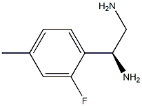 (1S)-1-(2-FLUORO-4-METHYLPHENYL)ETHANE-1,2-DIAMINE Structure