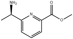 METHYL 6-((1R)-1-AMINOETHYL)PYRIDINE-2-CARBOXYLATE 化学構造式