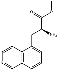 METHYL (2S)-2-AMINO-3-(5-ISOQUINOLYL)PROPANOATE Structure