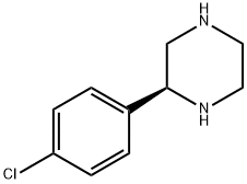 (2S)-2-(4-Chlorophenyl)piperazine 化学構造式