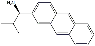 (1R)-1-(2-ANTHRYL)-2-METHYLPROPYLAMINE,1213343-74-8,结构式