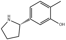 5-((2S)PYRROLIDIN-2-YL)-2-METHYLPHENOL,1213368-88-7,结构式