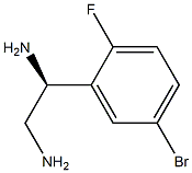 (1S)-1-(5-BROMO-2-FLUOROPHENYL)ETHANE-1,2-DIAMINE Struktur