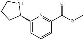 METHYL 6-((2S)PYRROLIDIN-2-YL)PYRIDINE-2-CARBOXYLATE Structure