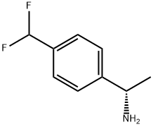 (1S)-1-[4-(DIFLUOROMETHYL)PHENYL]ETHYLAMINE Structure