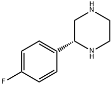 (2R)-2-(4-fluorophenyl)piperazine Structure