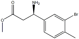 METHYL (3R)-3-AMINO-3-(3-BROMO-4-METHYLPHENYL)PROPANOATE|