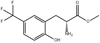 METHYL (2R)-2-AMINO-3-[2-HYDROXY-5-(TRIFLUOROMETHYL)PHENYL]PROPANOATE Structure