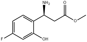 METHYL (3S)-3-AMINO-3-(4-FLUORO-2-HYDROXYPHENYL)PROPANOATE Struktur