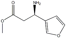 METHYL (3R)-3-AMINO-3-(FURAN-3-YL)PROPANOATE Structure