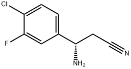 1213844-57-5 (3S)-3-AMINO-3-(4-CHLORO-3-FLUOROPHENYL)PROPANENITRILE