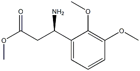 METHYL (3R)-3-AMINO-3-(2,3-DIMETHOXYPHENYL)PROPANOATE Struktur