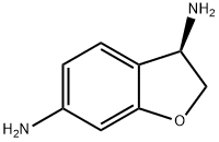 (3R)-2,3-DIHYDRO-1-BENZOFURAN-3,6-DIAMINE,1213945-96-0,结构式