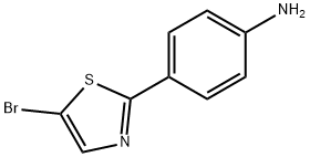 5-Bromo-2-(4-aminophenyl)thiazole,1215071-51-4,结构式
