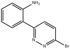 3-Bromo-6-(2-aminophenyl)pyridazine Struktur