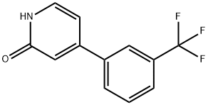 2-Hydroxy-4-(3-trifluoromethylphenyl)pyridine Structure