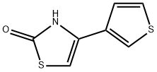 2-Hydroxy-4-(3-thienyl)thiazole 结构式