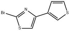 2-Bromo-4-(3-thienyl)thiazole Structure