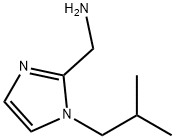 [1-(2-methylpropyl)-1H-imidazol-2-yl]methanamine Struktur