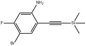 4-Bromo-5-fluoro-2-[(trimethylsilyl)ethynyl]aniline