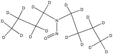 N‐ニトロソジ(N‐ブチル‐D9)アミン 化学構造式