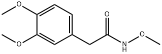Benzeneacetamide, N,3,4-trimethoxy-,121989-26-2,结构式