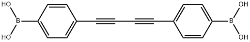 (buta-1,3-diyne-1,4-diylbis(4,1-phenylene))diboronic acid, 1223038-68-3, 结构式