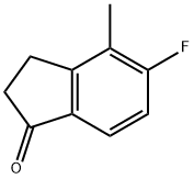 5-Fluoro-4-methyl-indan-1-one Struktur