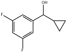 cyclopropyl(3,5-difluorophenyl)methanol Struktur