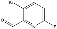 3-Bromo-6-fluoropyridine-2-carbaldehyde Structure