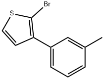 2-Bromo-3-(3-tolyl)thiophene 结构式