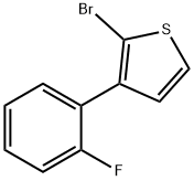 2-Bromo-3-(2-fluorophenyl)thiophene Struktur