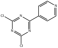 2,4-Dichloro-6-(4-pyridyl)-1,3,5-triazine Structure