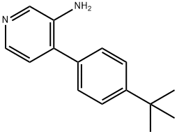 4-(4-TERT-BUTYLPHENYL)PYRIDIN-3-AMINE 结构式