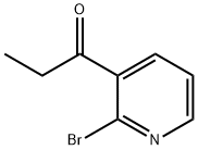 1-(2-bromopyridin-3-yl)propan-1-one 化学構造式