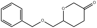 6-((Benzyloxy)methyl)dihydro-2H-pyran-3(4H)-one 化学構造式