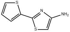 4-Amino-2-(2-thienyl)thiazole,123970-78-5,结构式