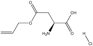 (2S)-2-amino-4-oxo-4-(prop-2-en-1-yloxy)butanoic acid hydrochloride,123975-49-5,结构式