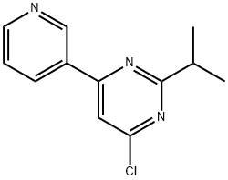 4-Chloro-2-(iso-propyl)-6-(pyridin-3-yl)pyrimidine Structure