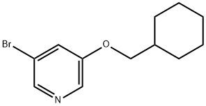 3-Bromo-5-(cyclohexylmethoxy)pyridine Structure
