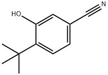 4-(叔丁基)-3-羟基苯甲腈,1243370-42-4,结构式