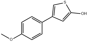 2-Hydroxy-4-(4-methoxyphenyl)thiophene Structure